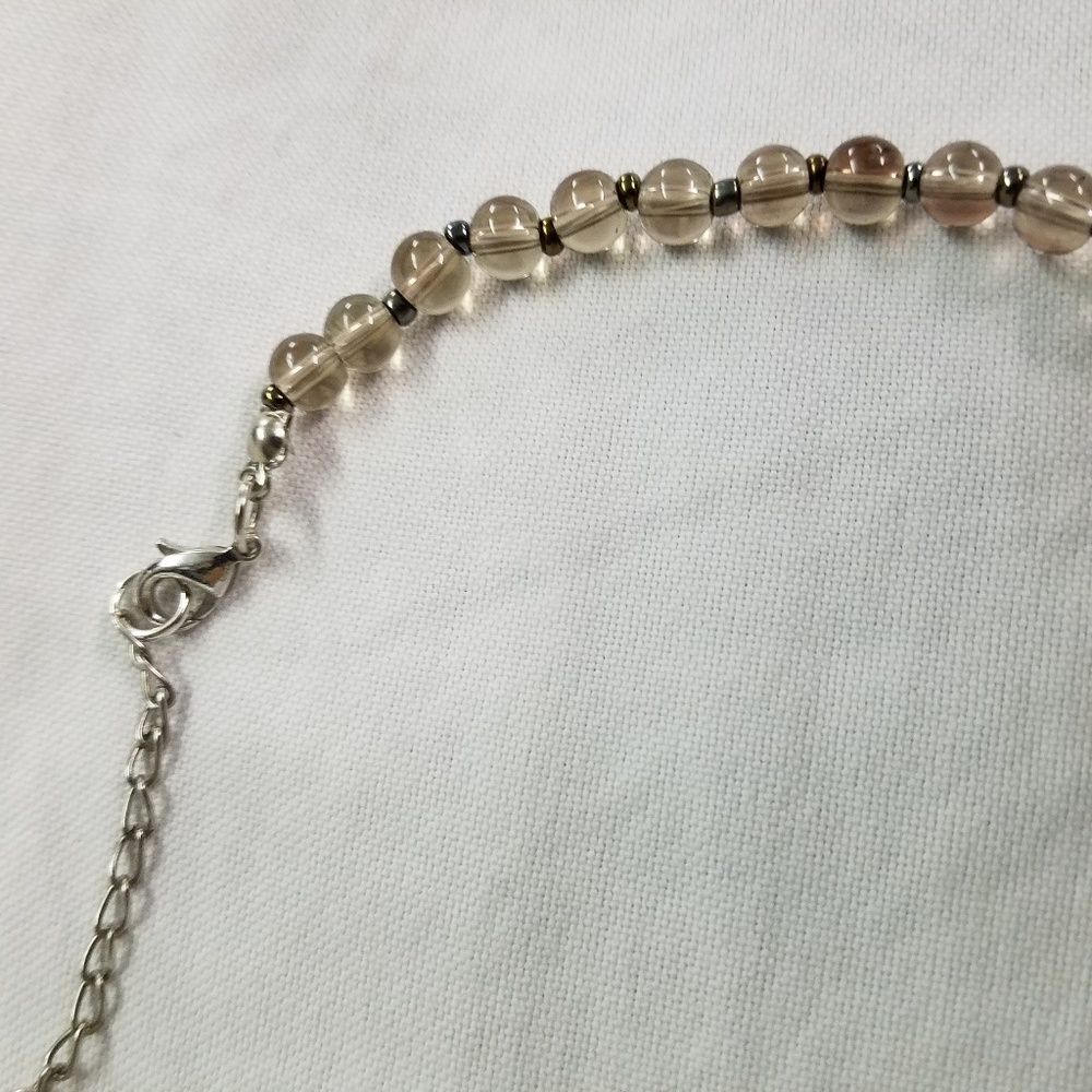 Stone & Glass Beaded Necklace - Picture 5 of 6